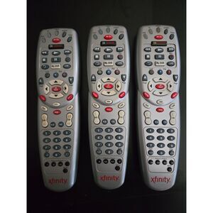 XFINITY Comcast Custom DVR 3 Device Universal Remote-Lot of 3 Remotes-Used